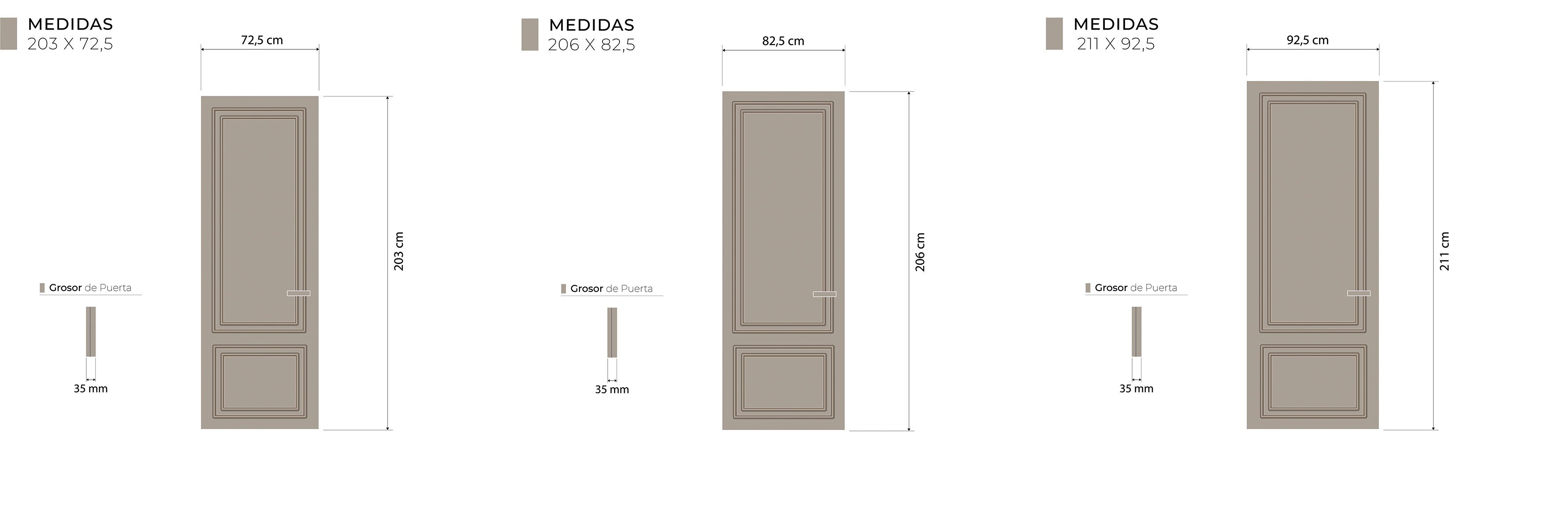 Medidas Técnicas Danira Interior Lacada 